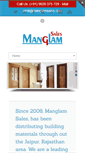 Mobile Screenshot of manglamsales.com